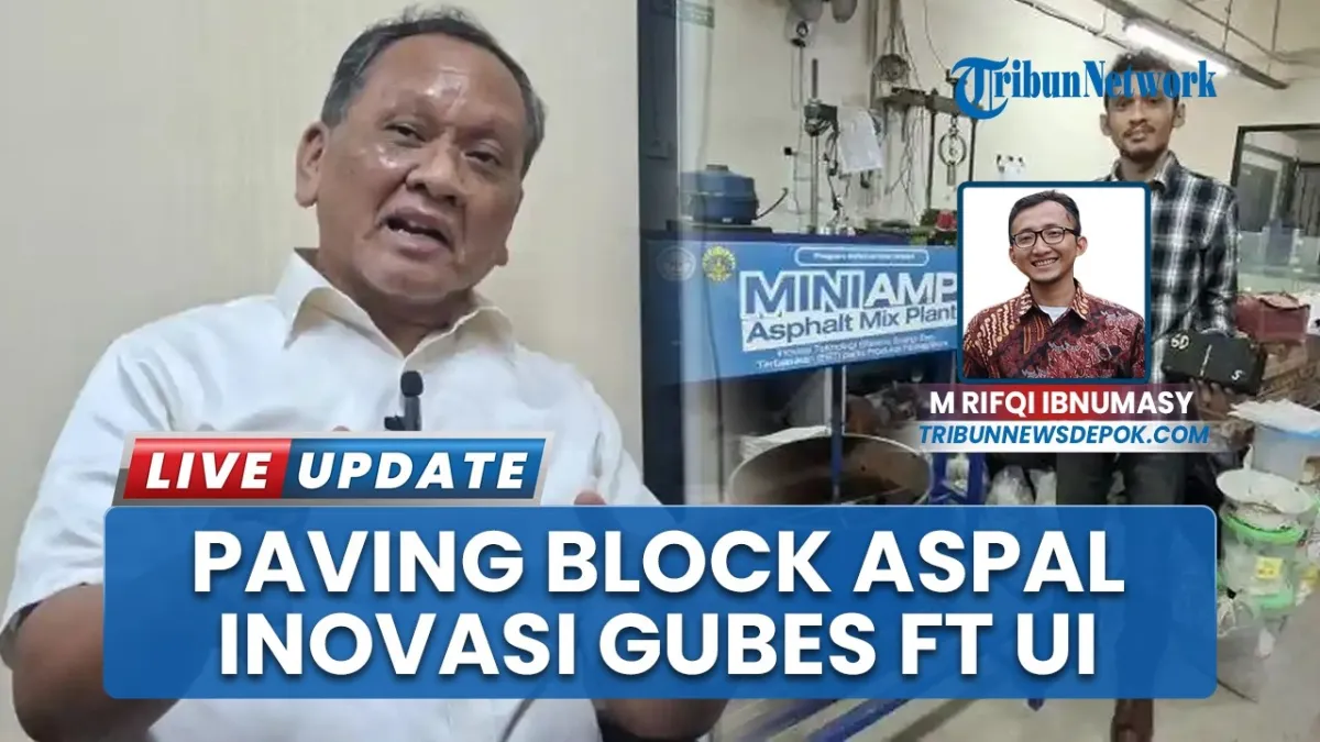 Inovasi Paving Block Aspal FTUI Solusi Praktis Perbaikan Jalan