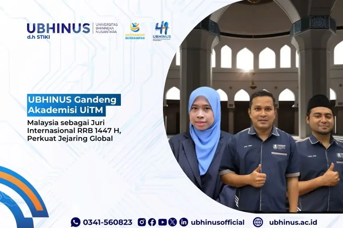 UBHINUS Perkuat Jejaring Internasional dengan Juri dari UiTM Malaysia