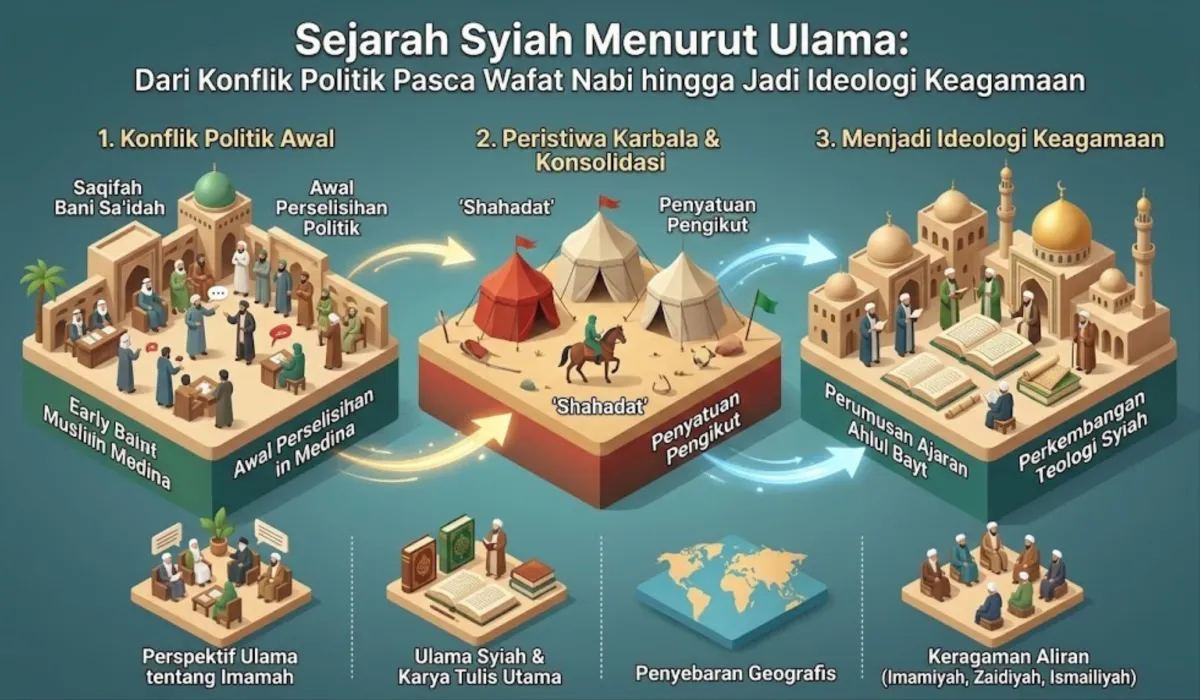 Transformasi Sejarah Syiah: Dari Faksi Politik Menjadi Ideologi Keagamaan