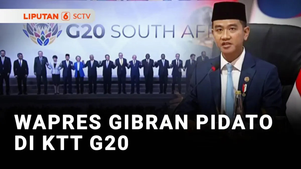 Wapres Gibran Sampaikan Gagasan Pendanaan di KTT G20