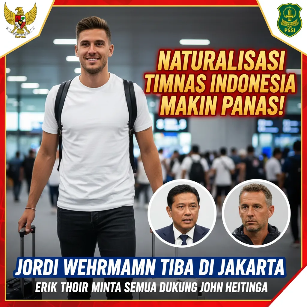 Kedatangan Jordi Wehrmann Memperkuat Proses Naturalisasi Timnas Indonesia