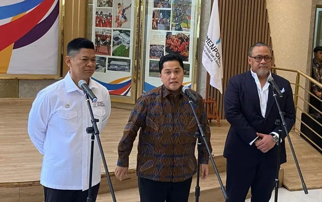 Erick Thohir Bahas Persiapan SEA Games 2027 dengan Dubes RI dan Ketua NOC