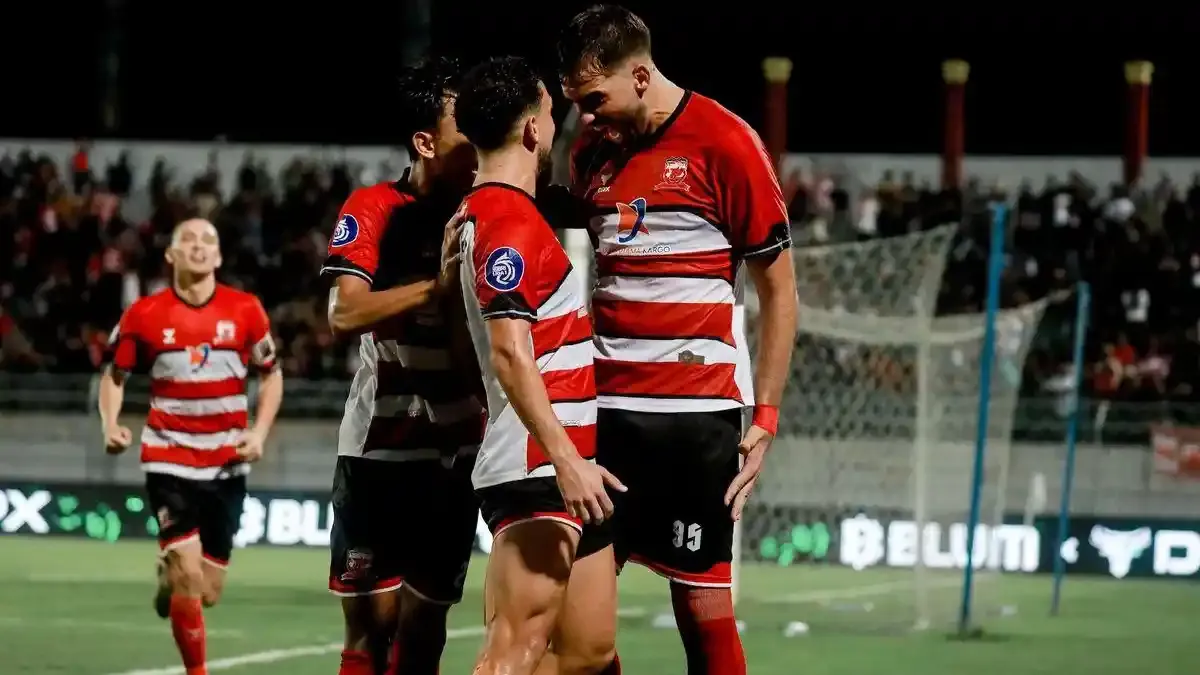 Madura United Unggul 1-0 atas Arema FC di Babak Pertama