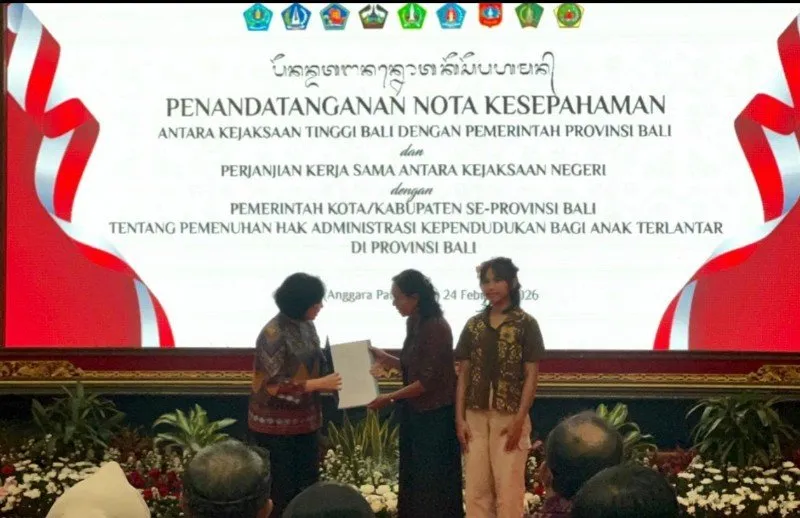 Kejati Bali dan Pemprov Bali Teken MoU untuk Perlindungan Anak Terlantar
