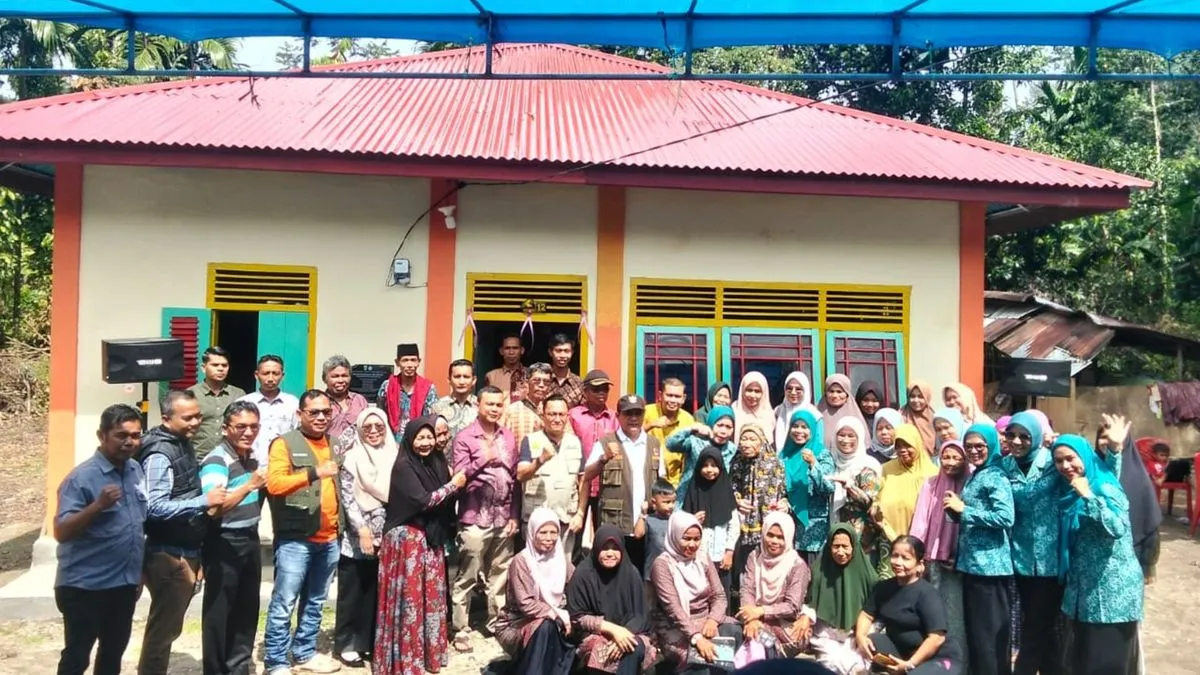 Rumah Ibu Beyok untuk Keluarga Tunawicara Kembali Diperbaiki Pasca Bencana