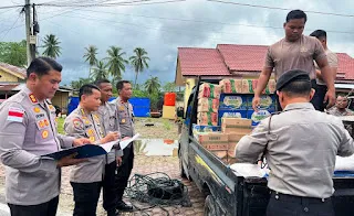 Polres Aceh Timur Salurkan Bantuan Sosial Pasca Bencana Hidrometeorologi