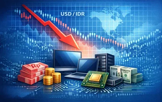 Pelemahan Rupiah Berpotensi Naikkan Harga Perangkat Teknologi di Indonesia