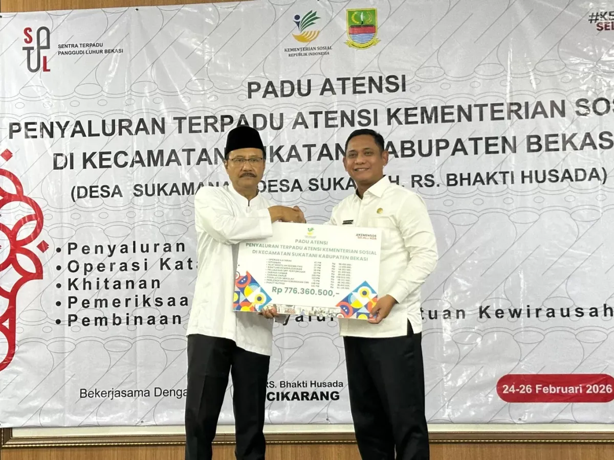Pemerintah Bekasi Salurkan Bantuan Rp776 Juta untuk Atasi Kemiskinan