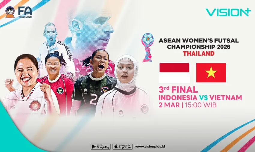 Indonesia Tantang Vietnam di Perebutan Juara 3 Kejuaraan Futsal Putri ASEAN 2026