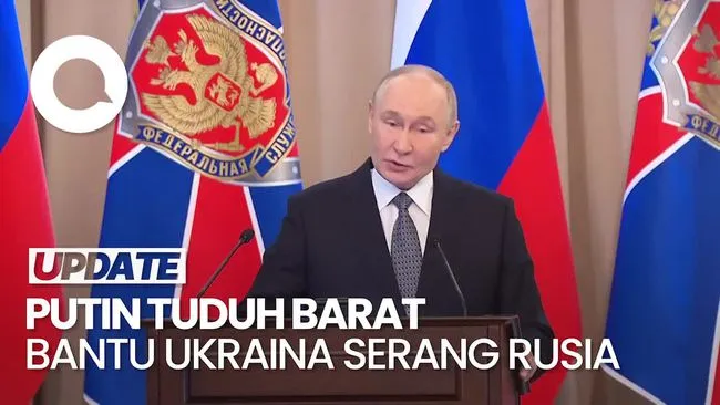 Putin Sebut Serangan Ukraina Didukung Intelijen Barat