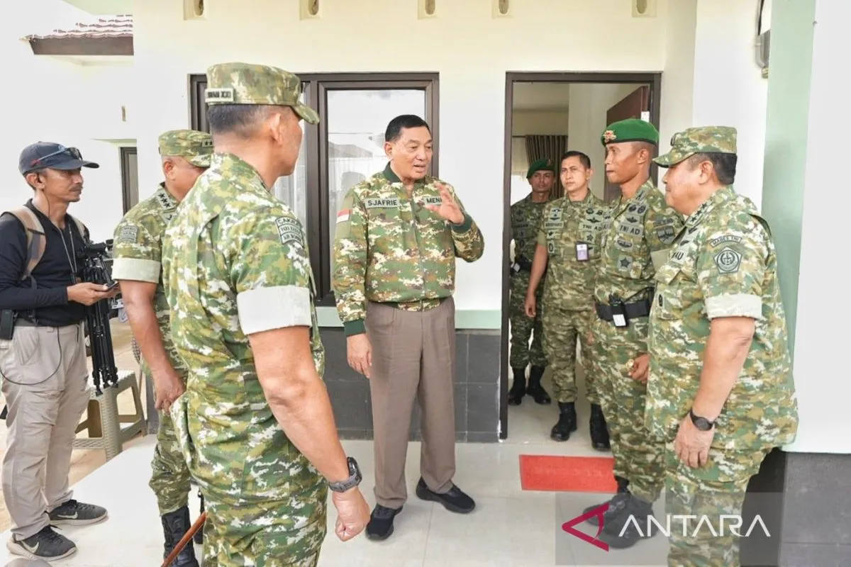 Menhan Dorong Prajurit Yon TP Tingkatkan Kemampuan Tempur dan Pelayanan Masyarakat