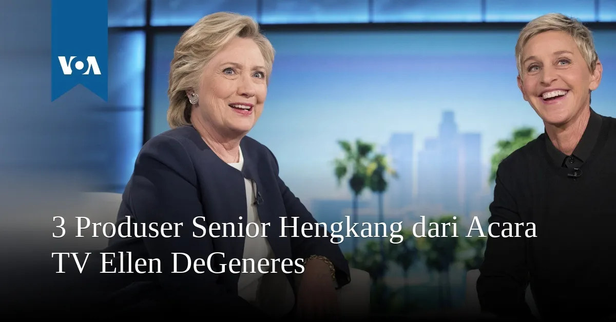 Tiga Produser Senior Tinggalkan 'The Ellen DeGeneres Show' Setelah Isu Bullying