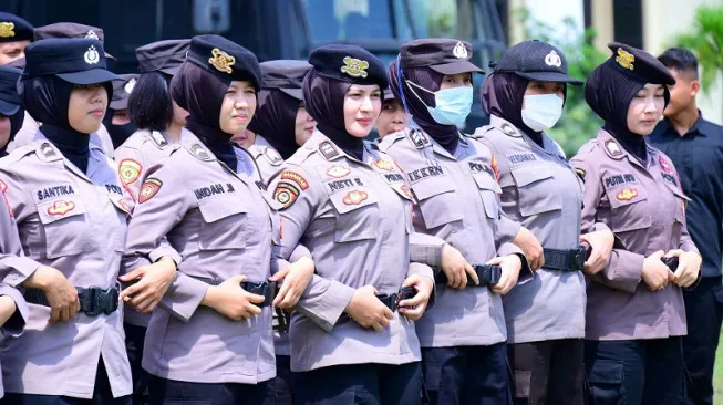 Polda Jambi Latihan Sispamkota Jelang Agenda Nasional