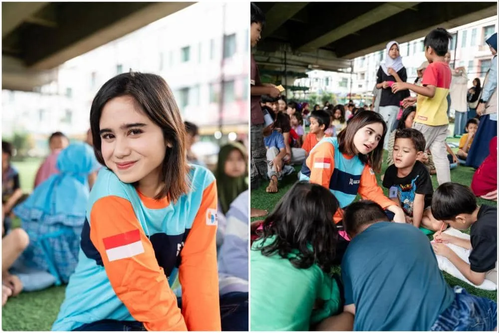 Tissa Biani Bersemangat Menjadi Relawan untuk Anak-Anak di Jakarta