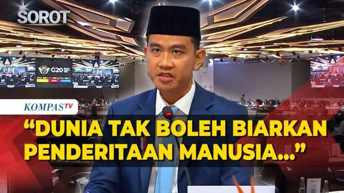 Wapres Gibran: Dunia Tak Boleh Biarkan Penderitaan di Gaza dan Konflik Lainnya Normal