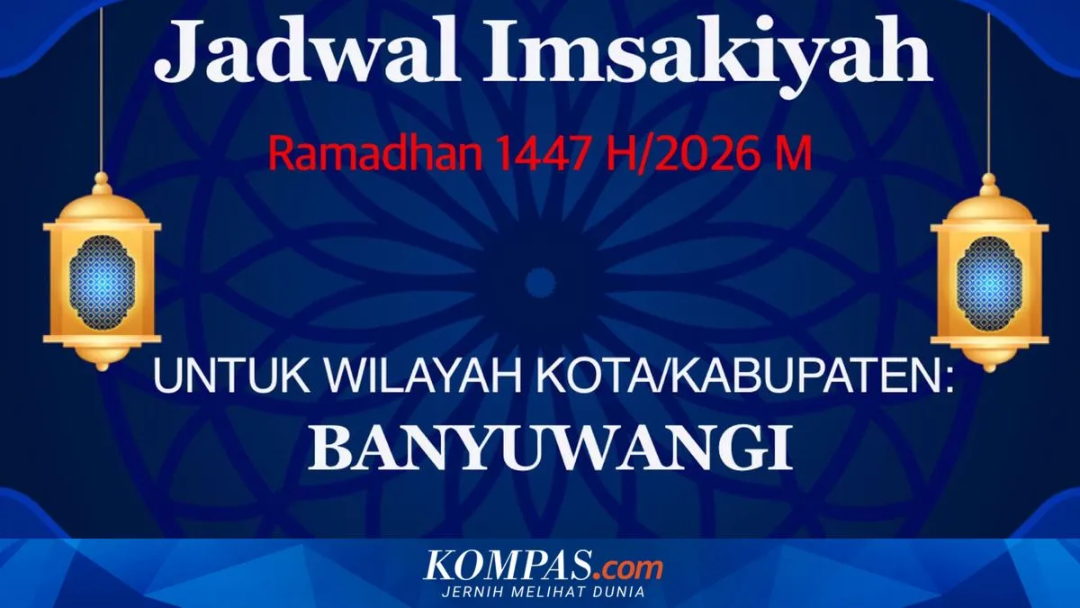 Jadwal Imsakiyah dan Shalat Ramadhan 1447 H di Banyuwangi