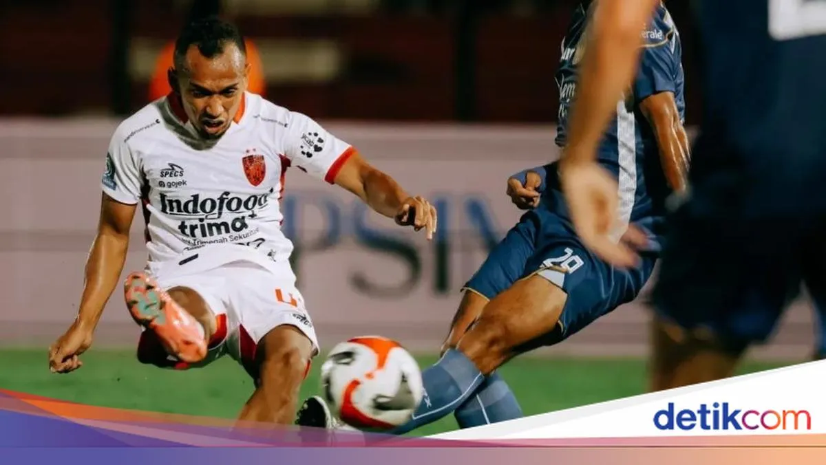 Irfan Jaya Kembali Bermain, Bali United Terpaksa Puas dengan Imbang