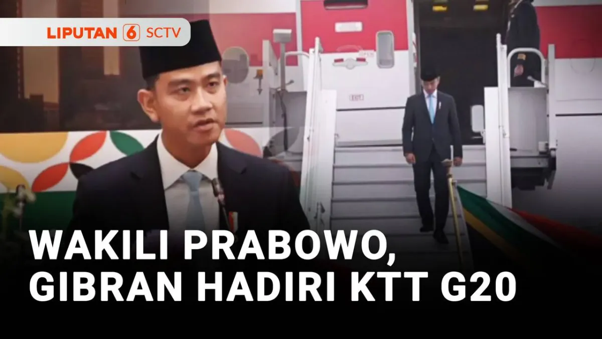 Wapres Gibran Hadiri KTT G20 di Afrika Selatan Mewakili Prabowo