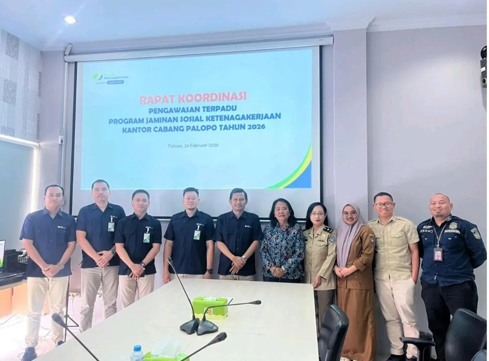 BPJS Ketenagakerjaan Palopo Perkuat Pengawasan Kepatuhan Badan Usaha