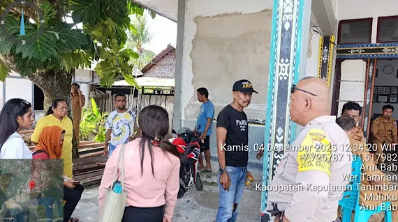 Bhabinkamtibmas Arui Bab Galang Kerja Sama Warga untuk Jaga Kamtibmas Pasca Konflik