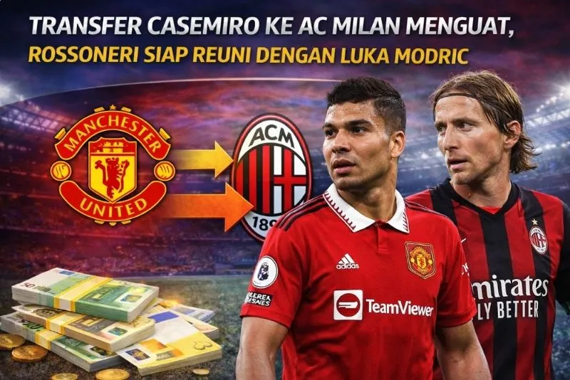 Casemiro Menuju AC Milan, Kesempatan Reuni dengan Modric