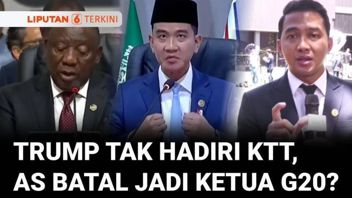 Ketidakhadiran Trump Warnai KTT G20 di Afrika Selatan