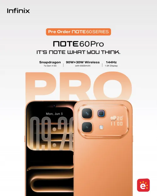 Infinix Note 60 Pro 5G Resmi Hadir di Indonesia