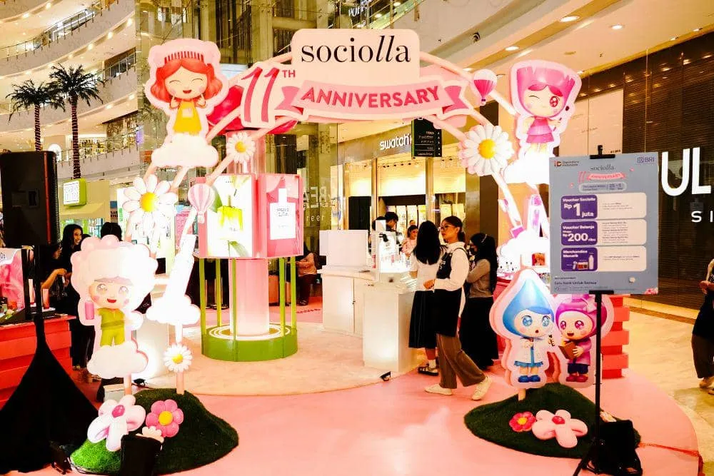 Sociolla Rayakan 11 Tahun dengan Bazar Kecantikan dan Peluncuran Karakter Wonderians