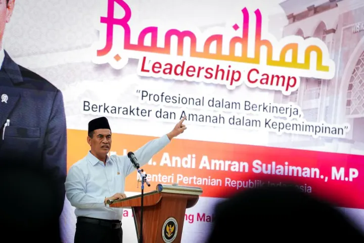 Mentan Amran Tekankan Reformasi Pertanian dan Hilirisasi Komoditas di Leadership Camp ASN