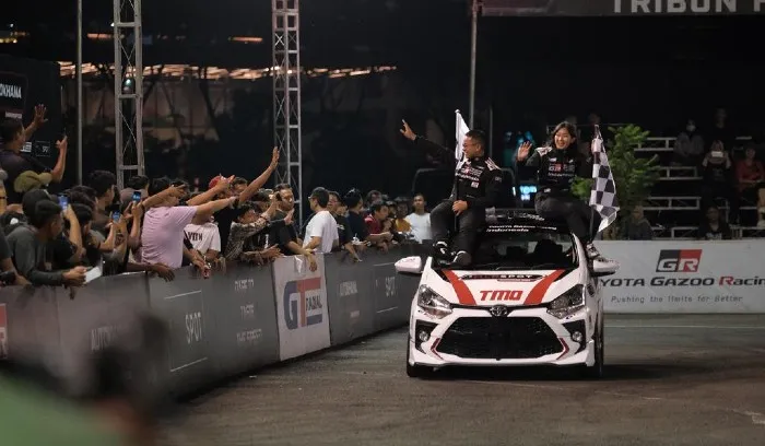 Toyota Gazoo Racing Dominasi Kejurnas Slalom 2022 dengan Agya GR Sport