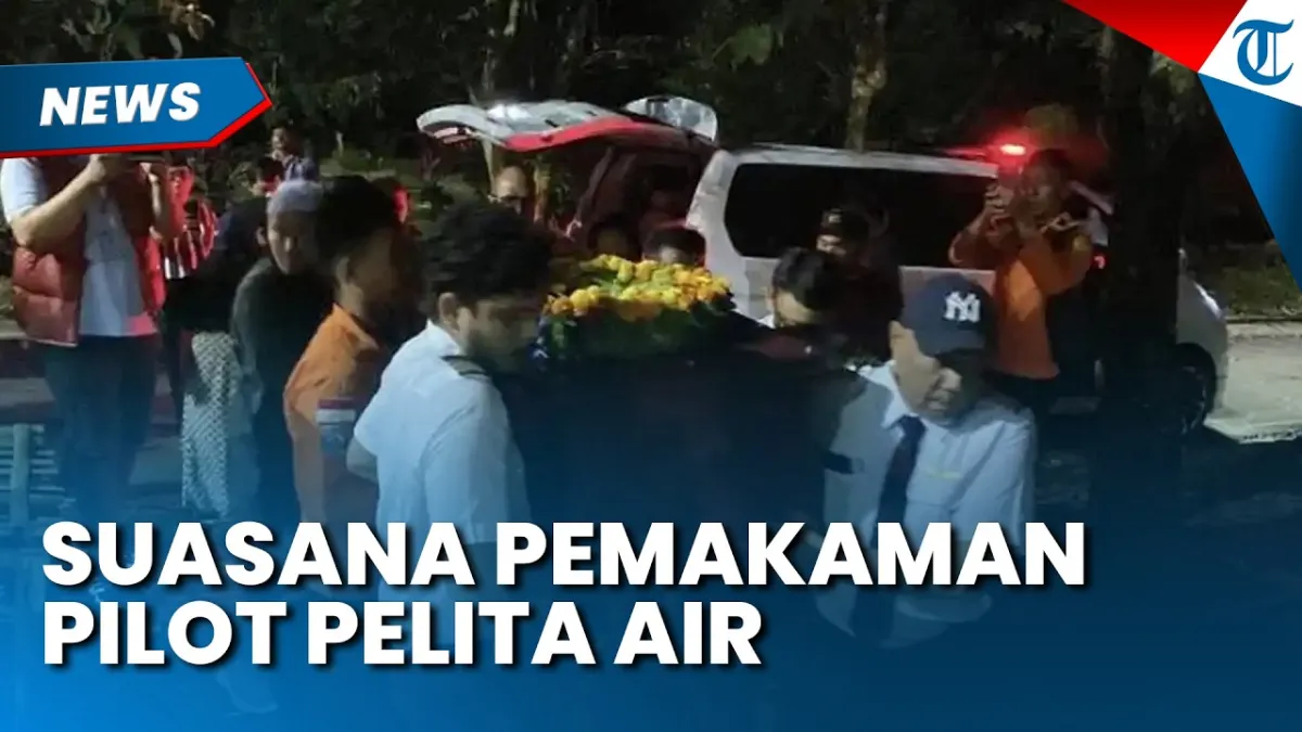 Pemakaman Pilot Pelita Air Capt Hendrick Lodewyck Adam di Bogor