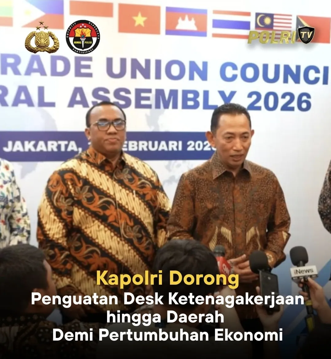 Kapolri Perkuat Desk Ketenagakerjaan untuk Stabilitas Ekonomi Daerah