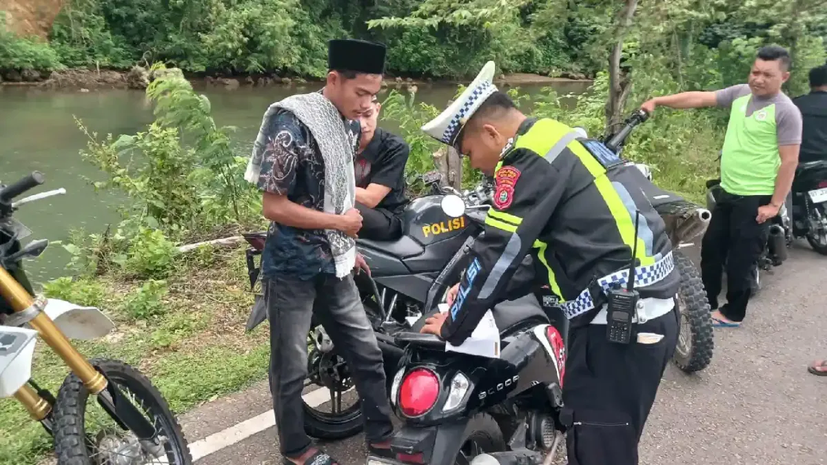 Polisi Sita Puluhan Kendaraan Balap Liar di Baubau, Mayoritas Pelaku Remaja