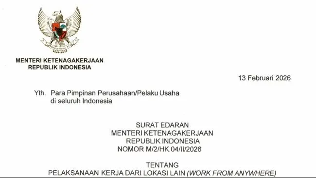 Aturan Work From Anywhere (WFA) Selama Nyepi dan Lebaran 2026