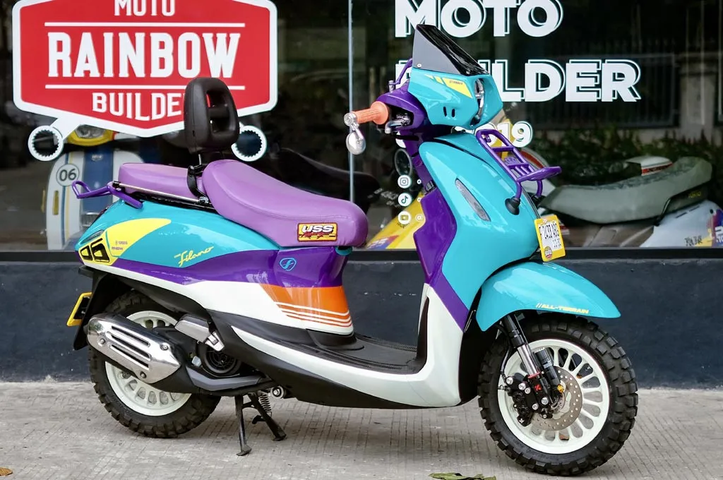 Yamaha Grand Filano Hybrid Hadir dengan Konsep Urban Rally yang Berani