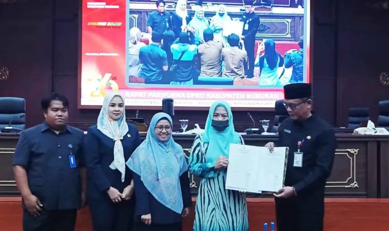 DPRD Nunukan Resmi Tetapkan Empat Raperda Menjadi Perda untuk 2026