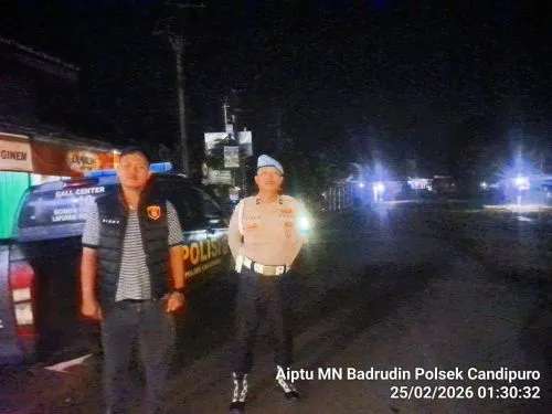 Polsek Candipuro Tingkatkan Patroli Malam untuk Cegah Kriminalitas dan Gangguan Kamtibmas