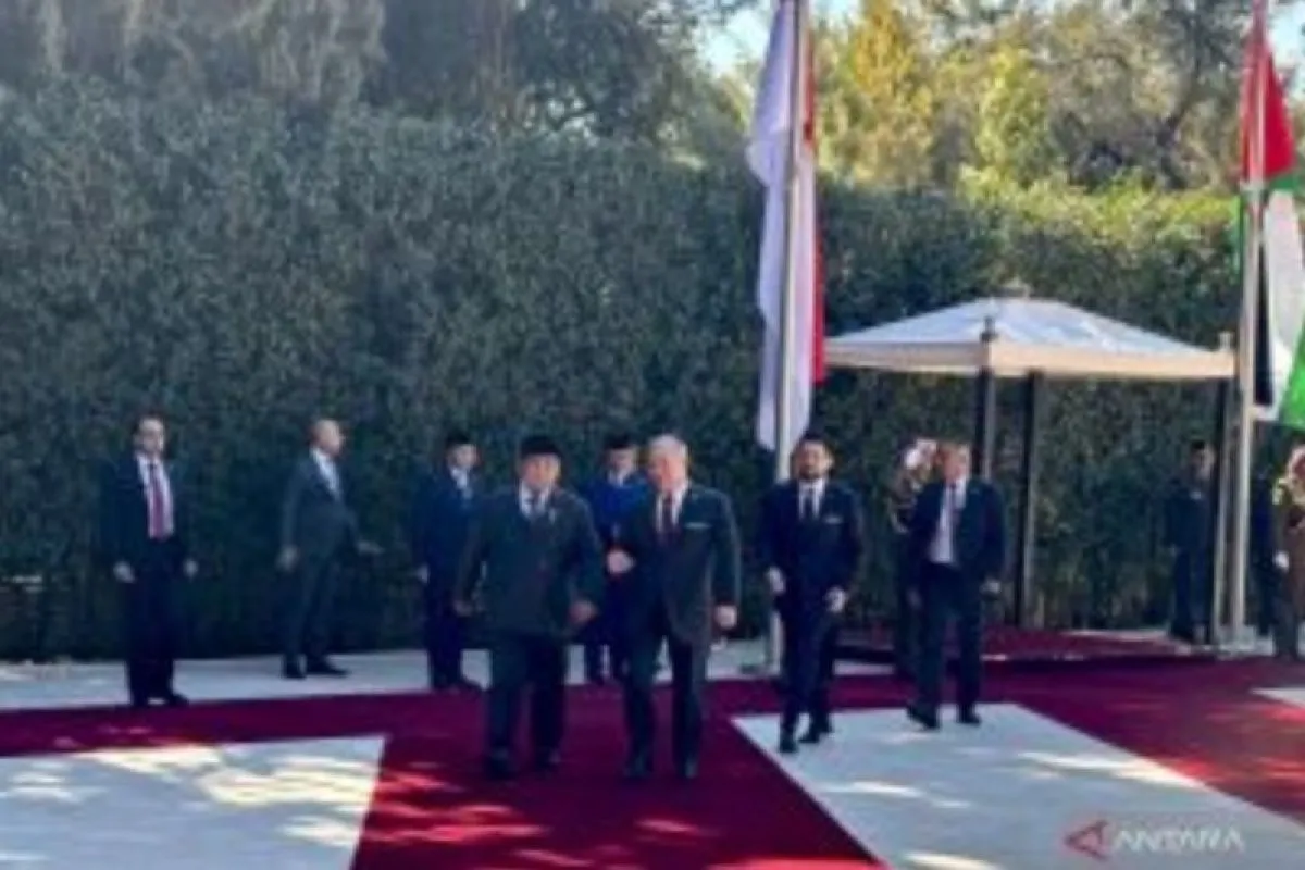 Kunjungan Presiden Prabowo Disambut Raja Yordania di Istana Basman
