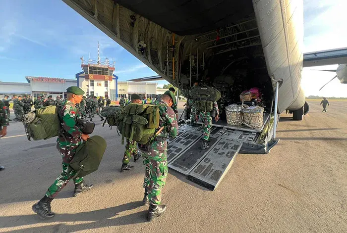 105 Prajurit Yonzipur 10 Kostrad Kembali Usai Misi Bencana di Aceh Tamiang