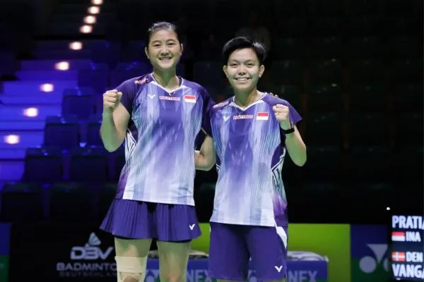 Tiwi/Fadia Lanjut ke Babak Kedua German Open 2026 Usai Menang Mudah