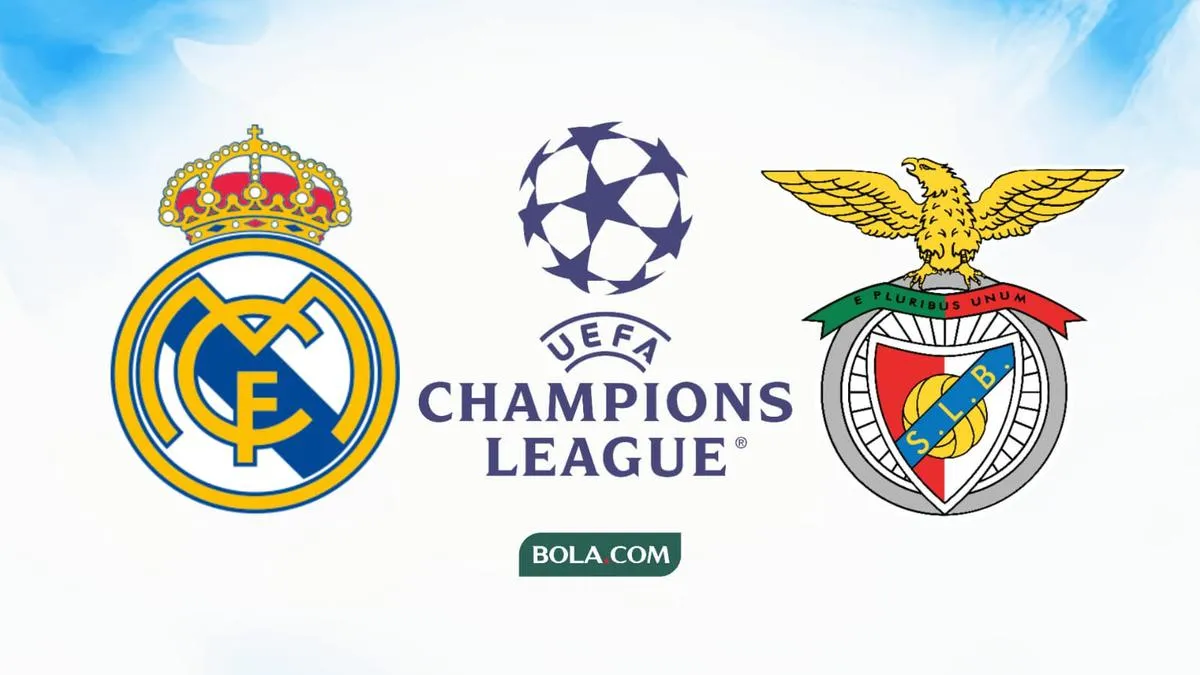 Link Live Streaming Real Madrid vs Benfica di Liga Champions