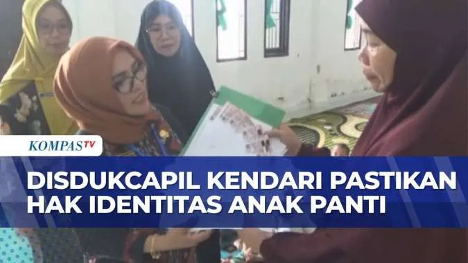 Dukcapil Kendari Terbitkan Akta Kelahiran untuk Balita di Panti Asuhan