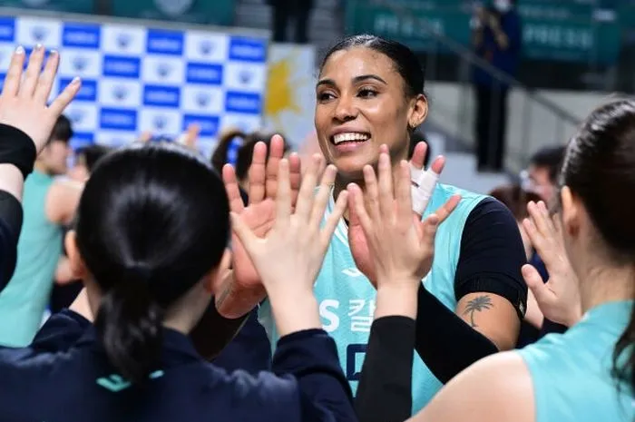 Gyselle Silva Berjuang Bawa GS Caltex ke Playoff Liga Voli Korea