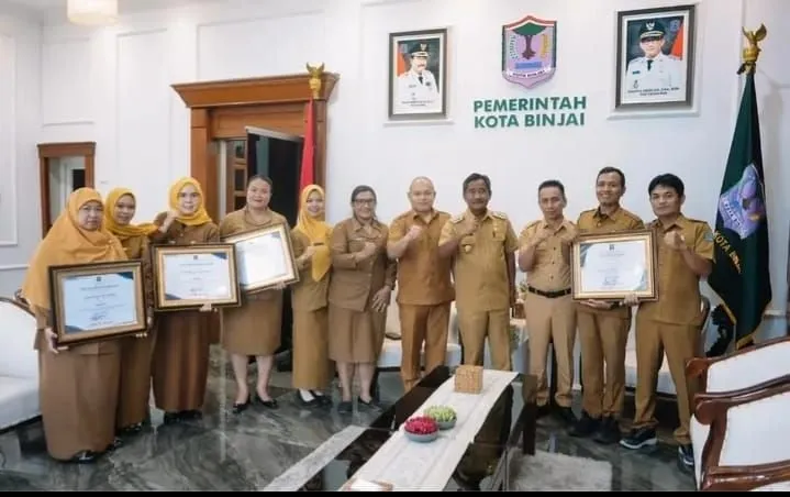 Pemko Binjai Raih Empat Penghargaan Hukum dari Kemenkum Sumut