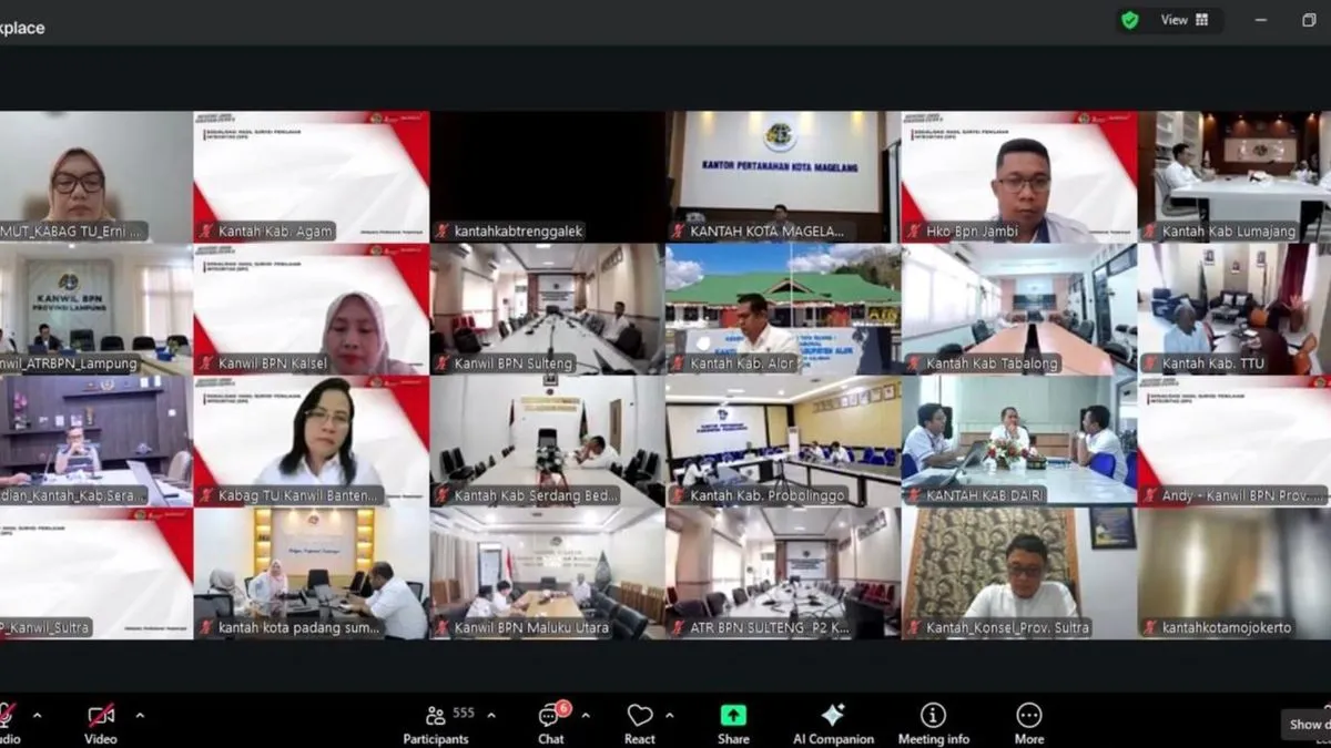 Kementerian ATR/BPN Gelar Sosialisasi Hasil SPI KPK 2025 untuk Peningkatan Layanan