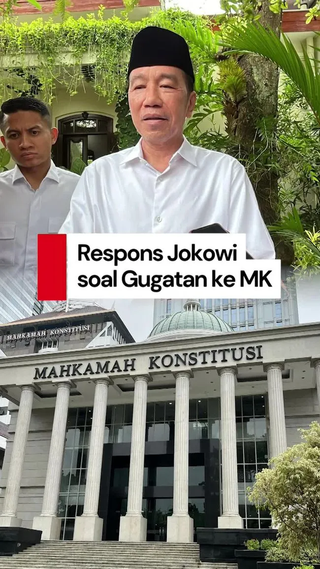 Jokowi Berikan Respons Terhadap Gugatan Larangan Keluarga Presiden-Wapres Maju Pilpres