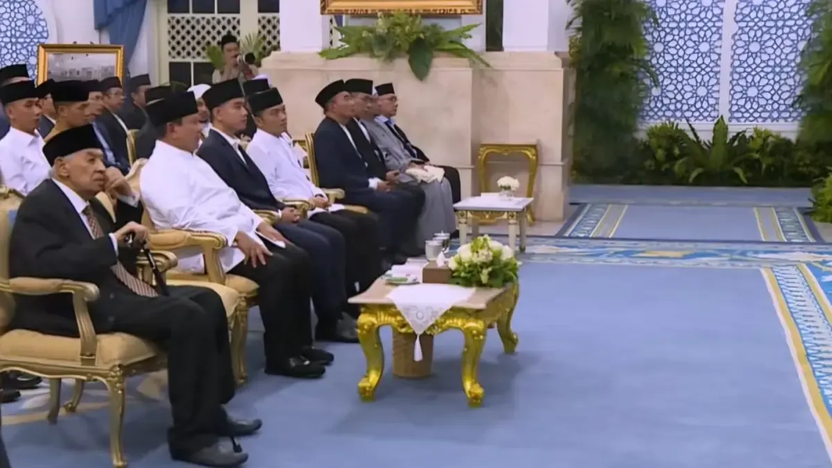 Prabowo dan Gibran Hadiri Peringatan Nuzulul Qur'an di Istana Negara