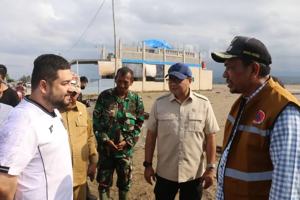 Tinjauan Wabup dan Menparekraf di Lokasi Banjir Meurah Dua dan Ulim