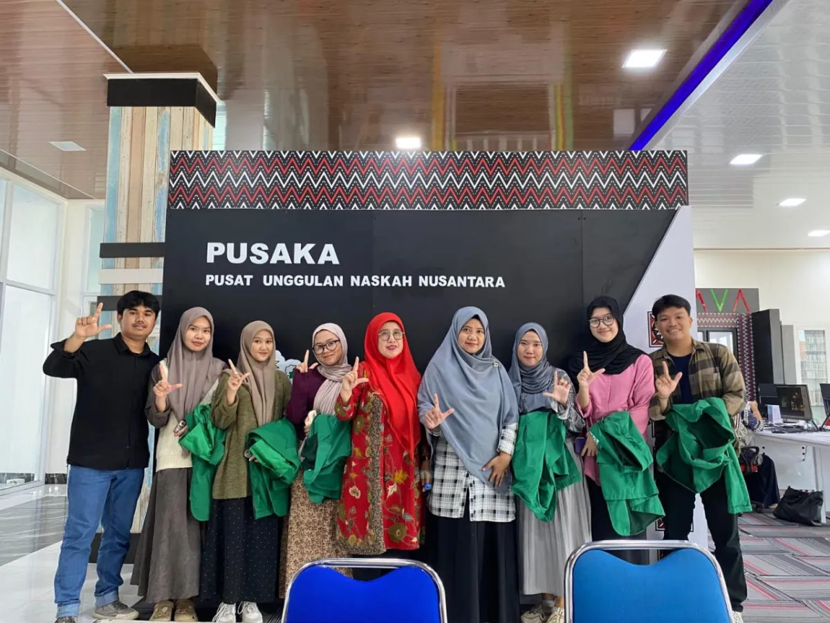 Mahasiswa UIN Alauddin Kunjungi Dinas Perpustakaan untuk Belajar Desain