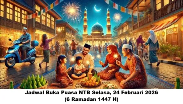 Jadwal Buka Puasa NTB 6 Ramadan 1447 H